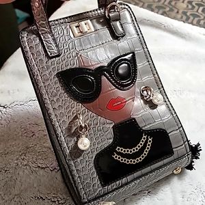 Novelty 3D Melinated Lady Face Bag